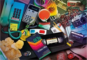 Clementoni Παζλ High Quality Collection 80s Nostalgia 1000 τμχ