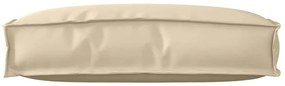 vidaXL Μαξιλάρι παλέτας για πλάτη Μπεζ 60 x 40 x 12 cm Ύφασμα Oxford