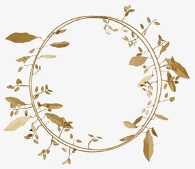 Σιδερένιο Διακοσμητικό Στεφάνι - Brass Ø35 cm MADAM STOLTZ