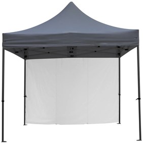 Πλαϊνό πανί σκίασης για κιόσκι/gazebo Cressen λευκό 3x3 μ.