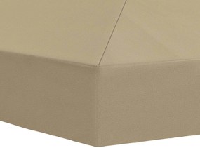 vidaXL Κάλυψη Σκηνής Γκαζebo 6 x 3 m Μπεζ Πολυεστέρας 190