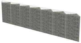 vidaXL Συρματοκιβώτιο Τοίχος 450x30x100 εκ. από Γαλβανισμένο Χάλυβα
