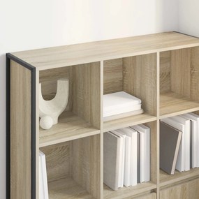 vidaXL Βιβλιοθήκη 99,5 x 30 x 108 εκ. Επεξεργασμένο Ξύλο Σονόμα