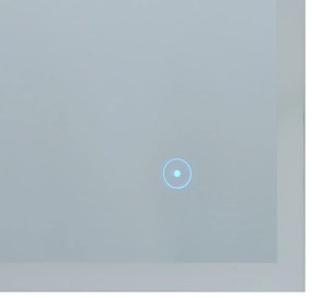 vidaXL Καθρέφτης Μπάνιου LED με Αισθητήρα Αφής 60 x 50 εκ.