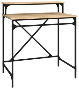 vidaXL Γραφείο Sonoma Δρυς 80x50x90 εκ. από Επεξεργασμένο Ξύλο