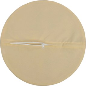 vidaXL Κάλυμμα Μαξιλαριού 2 pcs HEERLEN Μπεζ Ø 60 cm Πολυεστέρας