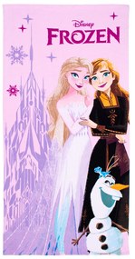 Παιδική Πετσέτα Θαλάσσης Microfiber (70x140) Dimcol Frozen 88 Pink