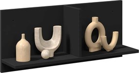 vidaXL Ντουλάπι Τοίχου Μαύρο 70x16,5x30 εκ. από Επεξεργασμένο Ξύλο