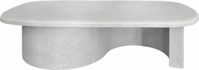 Τραπέζι σαλονιού Verven pakoworld mdf λευκό 120x60x32εκ