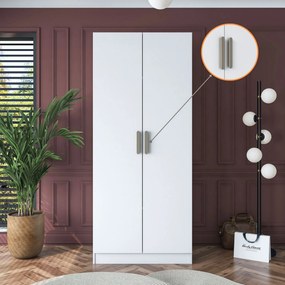 Ντουλάπα Λευκό BRATOR 90x57.5x210