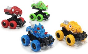 Αυτοκινητάκι Dino Cars Με Ανυψώμενο Σώμα Πλαστικό 14cm Σε 4 Σχέδια Για 3  Ετών