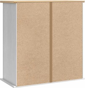 vidaXL Κρεμαστό ντουλάπι Corona Λευκό 70 x 33 x 71,5 εκ.
