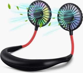 Ανεμιστηράκι Λαιμού USB 1.2W με Επαναφορτιζόμενη Μπαταρία