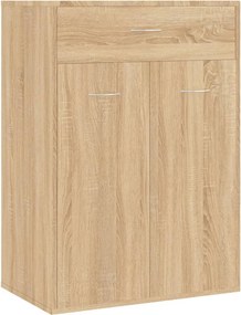 vidaXL Παπουτσοθήκη Sonoma Δρυς 60 x 35 x 84 εκ. από Επεξ. Ξύλο