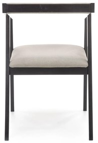 AZUL chair, color: velvet - grey DIOMMI V-PL-N-AZUL-CZARNY-POPIEL