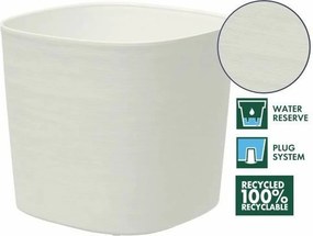 Αυτοποτιστικη Γλάστρα Garden ID Λευκό 20 x 20 cm