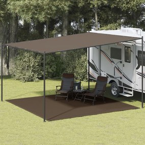 vidaXL Χαλί Σκηνής Καφέ 400 x 400 εκ.