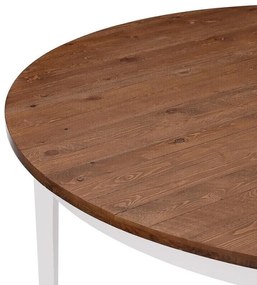 Τραπέζι Riverton 651, Καφέ, Άσπρο, 76cm, 45 kg, Ξύλο, Ξύλο: Πεύκο | Epipla1.gr