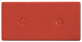 vidaXL Πάνελ Τοίχου 12 τεμ. Κόκκινα 30x15 εκ. 0,54 μ² Συνθετικό Δέρμα