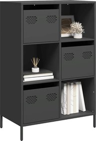 vidaXL Ντουλάπι Μαύρο 68x39x103,5 εκ. από Χάλυβα