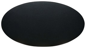 Φωτιστικό Τοίχου-Απλίκα Oval Smooth 4285100 18x9cm Led 507 6W Black Viokef