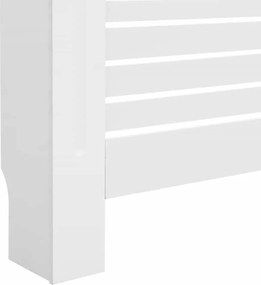vidaXL Κάλυμμα Καλοριφέρ Λευκό 172 x 19 x 81,5 εκ. από MDF