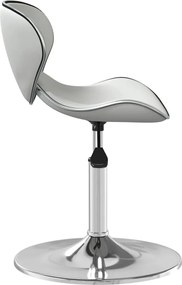 vidaXL Σκαμπό Μπαρ Λευκό από Συνθετικό Δέρμα