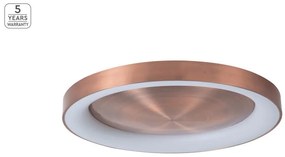 Πλαφονιέρα Φωτιστικό Οροφής LED 64W Dimmable Φ80cm Amaya Homelighting-77-8162-Χάλκινο 77-8162