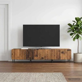 VidaXL Ντουλάπι TV με συρτάρι Παλαιωμένο ξύλο 147 x 34,5 x 32 εκ