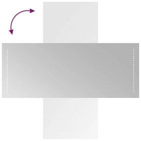 vidaXL Καθρέφτης Μπάνιου με LED 40x100 εκ.
