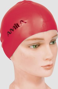 Amila Σκουφακι Κολυμβησης Σιλικονης Κοκκινο (47014)