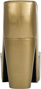 vidaXL Κάθισμα Γόβα Χρυσό από Συνθετικό Δέρμα