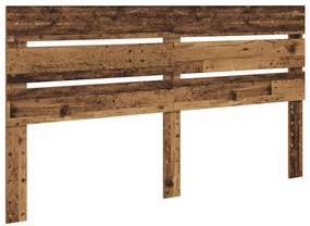 vidaXL Κεφαλάρι με κεφαλάρι Παλιό ξύλο 200 cm Επεξεργασμένο ξύλο