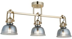 Φωτιστικό Οροφής - Πλαφονιέρα Mago 341LCA1238 72x33cm 3xE27 40W Gold Opviq
