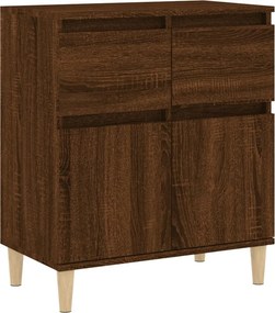 vidaXL Μπουφές Καφέ Δρυς 60x35x70 εκ. από Επεξεργασμένο Ξύλο