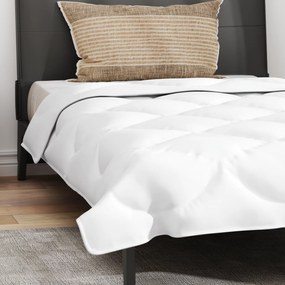 vidaXL Κουβέρτα 2 σε 1 με μαξιλάρι 2 pcs Λευκό 155 x 200 εκ. Μικροΐνες