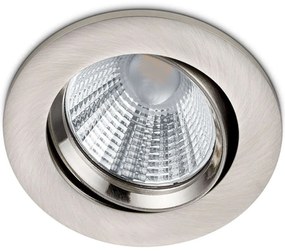 Σποτ Χωνευτό Pamir 650510107 Φ8x5cm Dim Led 345Lm 5,5W 3000K Nickel Trio Lighting Round