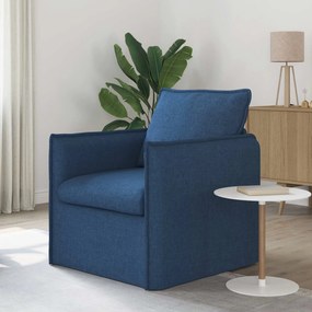 vidaXL Καναπές Μπλε 75 x 82 x 85 εκ ύφασμα