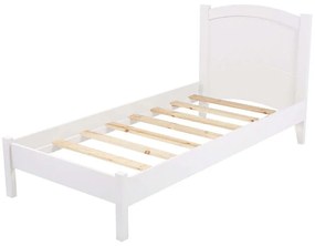 Κρεβάτι Ruzgar Modern Country (Για Στρώμα 90x200cm) 524ADS1530 90x200x98cm White Μονό