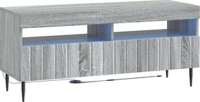 vidaXL 5 Τεμάχια LED Τηλεοπτικού Ντουλαπιού Γκρι Sonoma