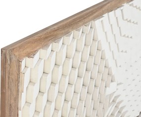 Κεφαλάρι κρεβατιού Home ESPRIT Λευκό Φυσικό 180 X 5 X 90 CM