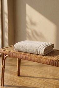 Stewehome Πετσέτα μπάνιου από 100% βαμβάκι Γκρι 100x150 cm