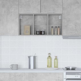 vidaXL Κρεμαστό ντουλάπι Σκυρόδεμα Γκρι 40 x 29,5 x 80 εκ.