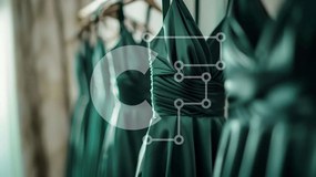 Intra Συλλεκτικό Ξύλινο Παζλ Plywood 4mm - Πράσινα φορέματα παράνυμφων στο ράφι Σε Ξύλινο Κουτί - Διαστάσεις Puzzle: 10x10 cm – 25 κομμάτια