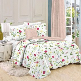 Κουβερλί Τυπωτό 5247 (Σετ 3τμχ) Multi Viopros Queen Size Microfiber-Polyester