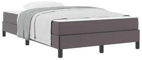 vidaXL Κρεβάτι Άλλο Γκρι 120 x 200 cm Τεχνητό δέρμα