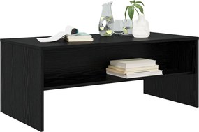 vidaXL Τραπεζάκι σαλονιού Μαύρη Οξυά 100 x 50 x 40 cm