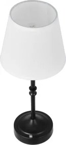 VEVOR Cordless Table Lamp 2PCS Rechargeable Battery Desk Lamp Fabric Shade Black