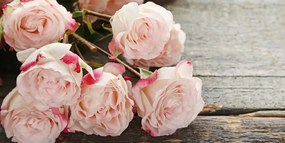 Εικόνα ενός ρομαντικού τριαντάφυλλου - 120x60