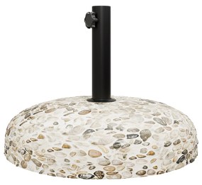 Intrahome Βάση ομπρέλας Nimbus Intrahome τσιμέντο ψηφιδωτή 35kg Φ50εκ | SKU: INTRAPA-329111133
